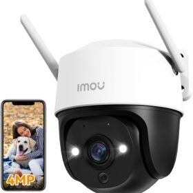 Imou Cruiser 2,5K(4MP) Telecamera di Sorveglianza da Esterno WiFi a 360° Impermeabile IP66 Visione Notturna a Colori 30M, Rilevamento Umano