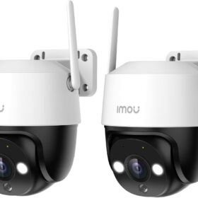 Imou Cruiser 2K(3MP) Set di 2 Telecamere di Sorveglianza da Esterno WiFi a 360° Impermeabili IP66 Visione Notturna a Colori 30M, Rilevamento Umano