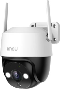 Imou Cruiser 2K(3MP) Telecamera di Sorveglianza da Esterno WiFi a 360° Impermeabile IP66 Visione Notturna a Colori 30M, Rilevamento Umano
