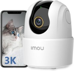 Imou Ranger Pro 3K (5MP) Telecamera di Sorveglianza WiFi per Interni a 360° Baby Monitor con Allarme e Audio Bidirezionale