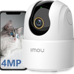 Imou Ranger Pro 2K (4MP) Telecamera di Sorveglianza WiFi per Interni a 360° Baby Monitor con Allarme e Audio Bidirezionale