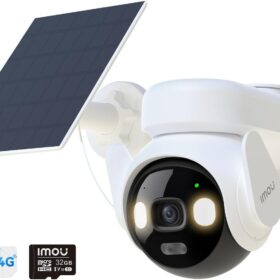 Imou 4G LTE Telecamera di Sorveglianza Solare – Soluzione Totalmente Autonoma | 3K Ultra HD 360° Senza Installazione