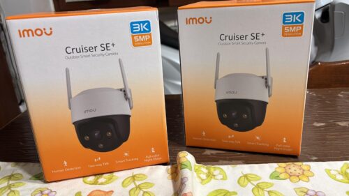 Imou Cruiser 3K(5MP) Set di 2 Telecamere di Sorveglianza da Esterno WiFi a 360° Impermeabili IP66 Visione Notturna a Colori 30M, Rilevamento Umano photo review