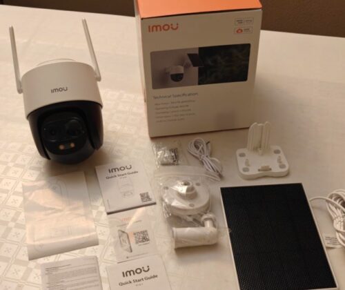 Imou 2K Telecamera di Sorveglianza WiFi da Esterno Wireless Solare con Batteria 5000mAh | 360° PTZ Visione Notturna a Colori 20m photo review