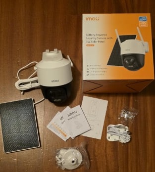 Imou 2K Telecamera di Sorveglianza WiFi da Esterno Wireless Solare con Batteria 5000mAh | 360° PTZ Visione Notturna a Colori 20m photo review