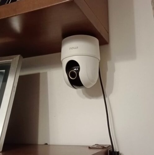 Imou Rex 3D 4K (8MP) Telecamera di Sorveglianza WiFi da Interno 360° - Rilevamento IA Umani/Animali, Tracciamento Intelligente BabyPhone Audio Bidirezionale Nera photo review