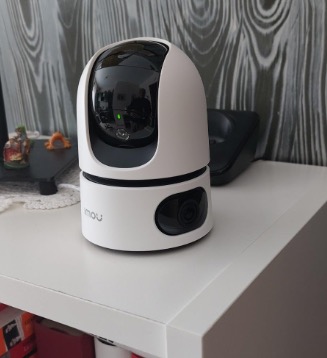 Imou Rex 3D 4K (8MP) Telecamera di Sorveglianza WiFi da Interno 360° - Rilevamento IA Umani/Animali, Tracciamento Intelligente BabyPhone Audio Bidirezionale Nera photo review