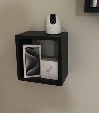 Imou Rex 3D 4K (8MP) Telecamera di Sorveglianza WiFi da Interno 360° - Rilevamento IA Umani/Animali, Tracciamento Intelligente BabyPhone Audio Bidirezionale Nera photo review